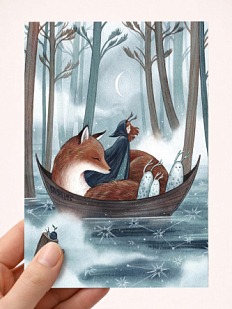 Открытка Анна Спешилова «Звёздная река», А6