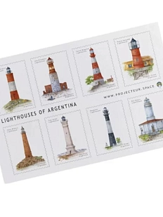 Стикерпак «Маяки Аргентины», А6, белый