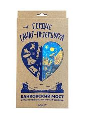 Картонный конструктор 3D «Сердце Санкт-Петербурга. Банковский мост»