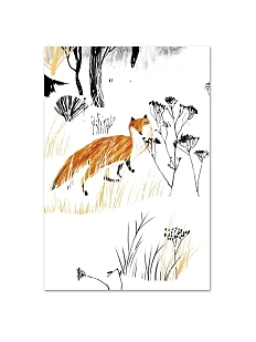 Открытка «Лиса»