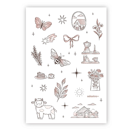 Стикерпак «Наброски», А6, фото 1.