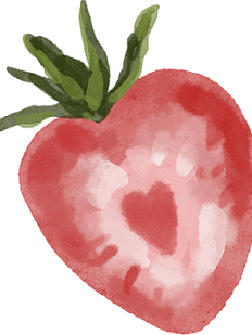 3D Стикер на телефон «Клубничка», объёмный, 3 см