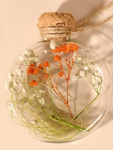 Ёлочный шар-панно Зачарованные шары «Благодарный», 8 см