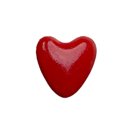 Брошь ручной работы Партала керамика «Сердце красное», фото 2.