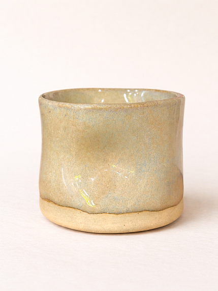 Стакан ручной работы, песочный, керамика, 300 мл, фото 6.