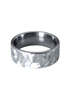 Кольцо из хирургической стали «Изморозь»