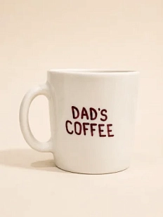 Кружка ручной работы ММ керамика, «Dad's coffee», 450 мл