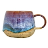 Кружка ручной работы Рассвет «Лава», фиолетовая, керамика, 250 мл, превью фото 2