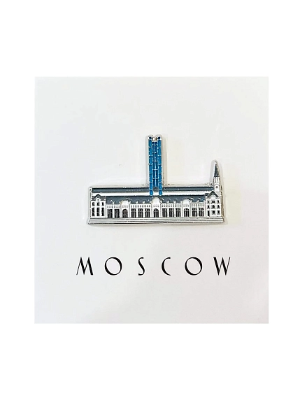 Металлический значок Heart of Moscow «ГЭС-2» серия Москва, фото 1.