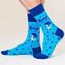 Носки «Основан в 1703 году», р-р 42-46, голубые, превью фото 1