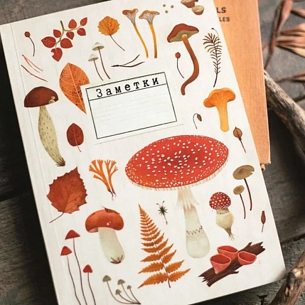 Блокнот «Мухомор», А5, 42 листа, кремовый, фото 1.