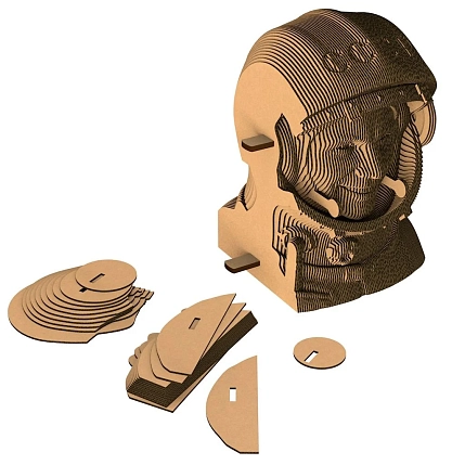 Картонный конструктор 3D «Гагарин», фото 3.