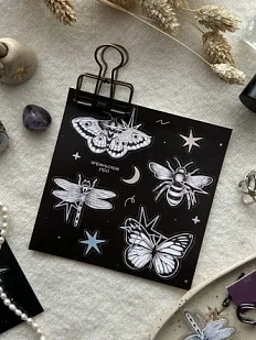 Стикерпак Апрельское утро «Мотыльки», 10 x 10 см