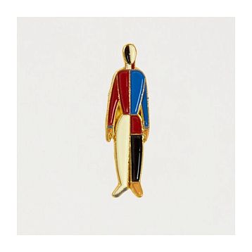 Набор металлических значков «Спортсмены», 4 шт, серия Авангард, фото 3.