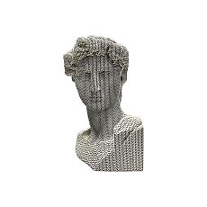 Собранный картонный бюст 3D «Давид»