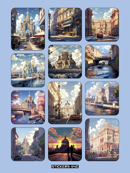 Стикерпак «Piter Anime», фото 1.