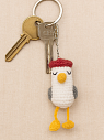 Вязаный брелок «Чайка», превью фото 3