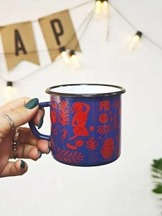 Эмалированная кружка Магтрэп «Матисс», синяя, 400 мл