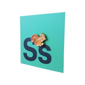 Металлический значок Heart of Moscow «Белочка» серия Зоопарк, фото 2.