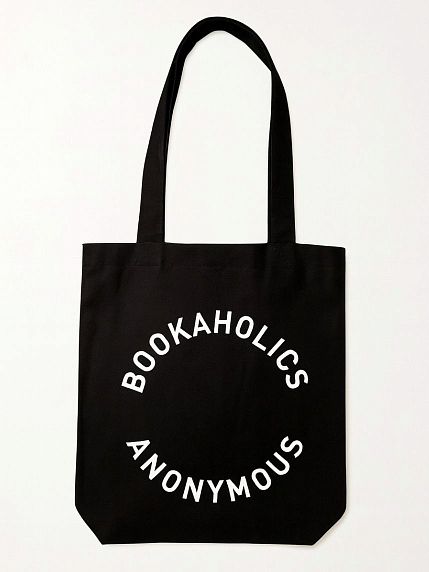 Шоппер «Bookaholics», тёмная, фото 1.