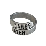 Кольцо ЭТО МЕТАЛЛ (IT IS METAL) «Carpe Diem/Лови момент» 17/19, металлическое, превью фото 1