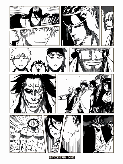 Стикерпак «Bleach Manga», фото 1.