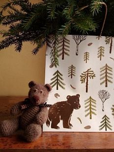 Крафт-пакет «Мишка в лесу»