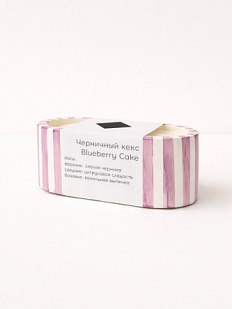 Интeрьерная свеча «Черничный кекс», соевый воск, маленькая