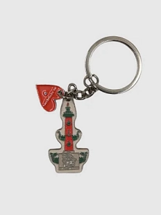 Брелок «Ростральная колонна», металл