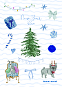 Стикерпак на Новый год «New Year blue», А5, превью фото 1