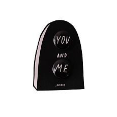 Набор закатных значков «You&Me» 2 шт, металл, 25 мм