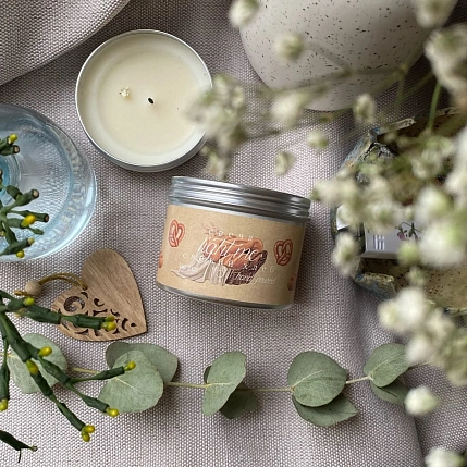 Свеча ручной работы «Свежий хлеб», 100 г, фото 1.