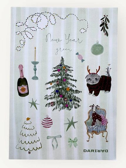 Стикерпак на Новый год «New Year green», А5, фото 4.