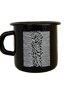 Эмалированная кружка Магтрэп «Joy Division», чёрная, 400 мл