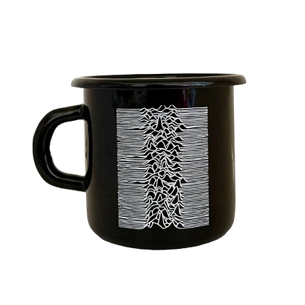 Эмалированная кружка Магтрэп «Joy Division», чёрная, 400 мл, фото 1.
