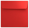 Конверт красный квадратный 16 × 16 см, превью фото 1