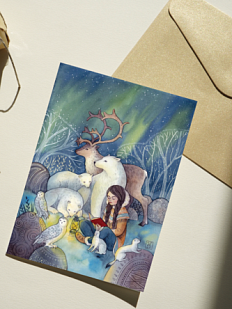 Открытка Анна Спешилова «Сказки Севера», односторонняя