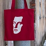 Сумка шоппер Студия упаковки «Маяковский. Портрет», красный, превью фото 1