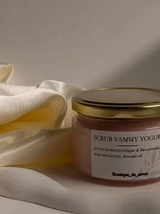 Кремовый скраб для тела Boutique de savon «Yammy yogurt», 250 мл