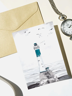 Открытка DARI DARI «Зеленый маяк», А6