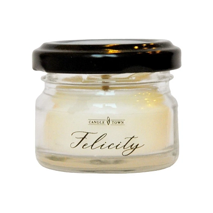 Свеча «Felicity», соевый воск, хлопковый фитиль, 25 мл, фото 1.
