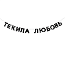 Гирлянда «ТЕКИЛА ЛЮБОВЬ», превью фото 1