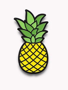 Металлический пин WAF WAF «Спелый ананас»