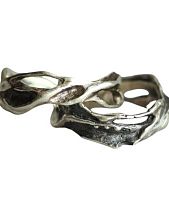 Кольцо из нейзильбера «Нити»