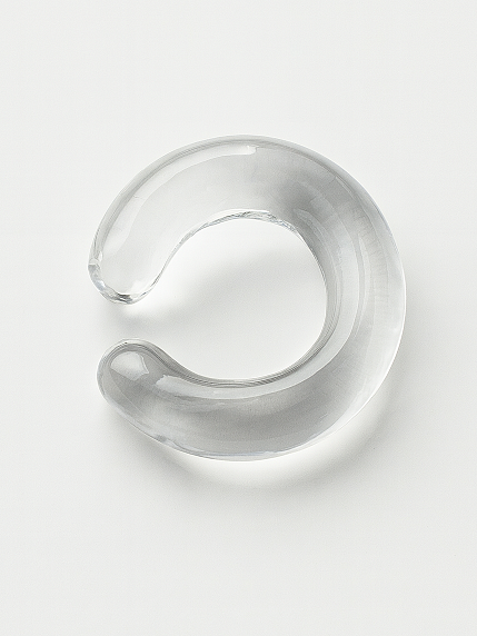 Кафф глянцевый, стекло, прозрачный, фото 1.