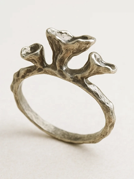 Кольцо из нейзильбера «Грибы», фото 1.