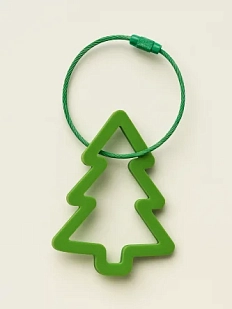 Брелок, обвес на сумку DARI DARI «Ёлочка», светло-зелёный, 6 см