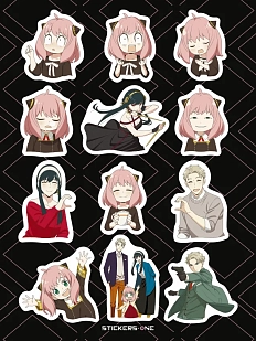 Стикерпак «Spy x Family»