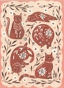 Открытка «Котики красные», превью фото 1