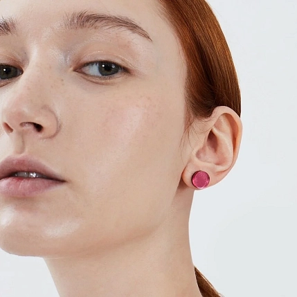 Серьги Monolama «CEO», оргстекло, переработанный пластик, фото 4.